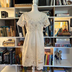 Vintage Vivienne Tam linen dress